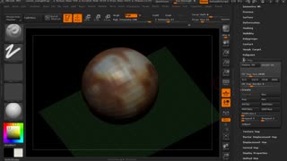 آموزش نحوه استفاده از تکسچر های زیبراش zbrush Using textures