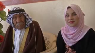 ازدواج مرد 92 ساله با دختر 20 ساله عراقی