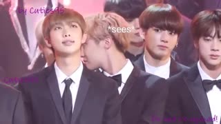 وقتی کوکی  دوست داره همیشه کنار جیمین باشه----BTS