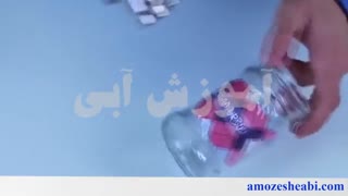 آموزش چسباندن عکس روی بطری شیشه ای