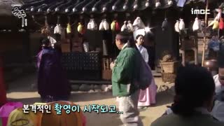 پشت صحنه ازسریال پادشاه صاحب ماسک 1