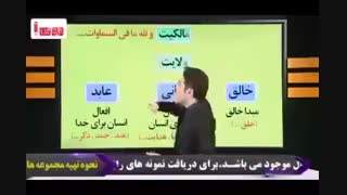 آموزش بی نظیر توحید شناسی با انیمیشن و الگو توسط استاد برجسته کشور