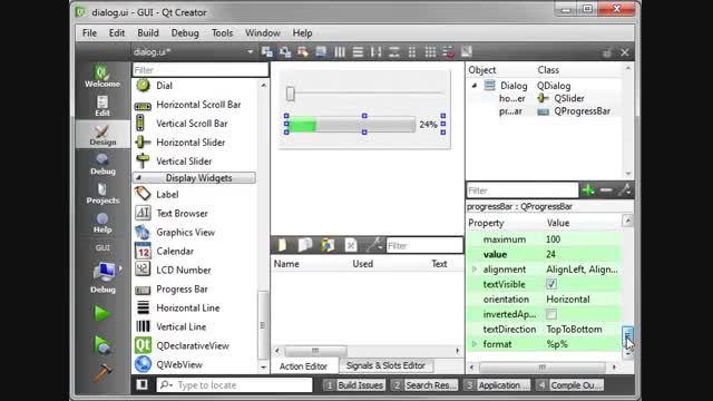 C++ Qt 24 - QSlider and QProgressBar - نماشا
