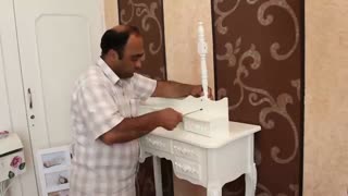 آموزش مونتاژ میز آرایش عروس