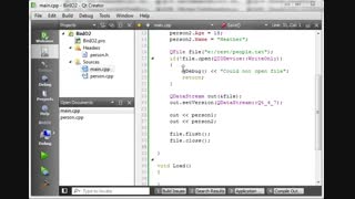 C++ Qt 86 - Advanced Binary IO