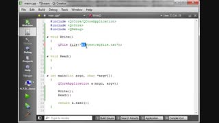 C++ Qt 90 - QTextStream