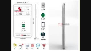 فیلم 360 درجه و مشخصات Lenovo ZUK Z1