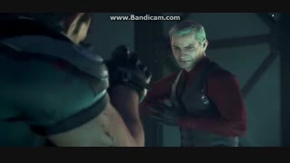 درگیری کریس ردفیلد با گلن آریاس - فیلم رزیدنت اویل انتقام