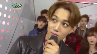 Miss A & EXO @ Music Bank Backstage