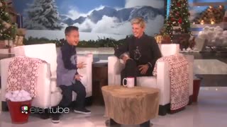 لحظات بامزه حضور بچه ها در برنامه Ellen Show