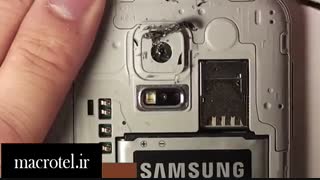 تعویض شیشه دوربین Galaxy S5درmacrotel.ir