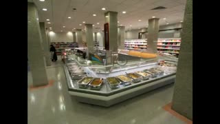 ویدیو کلیپ قفسه یخچال و فریزر های فروشگاهی در تجهیزات فروشگاهی نمازی