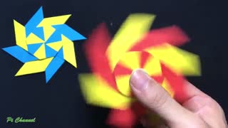 آموزش ساخت اسپینر ضد استرس با کاغذ