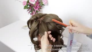 آموزش 2 مدل شینیون مو مجلسی 2017