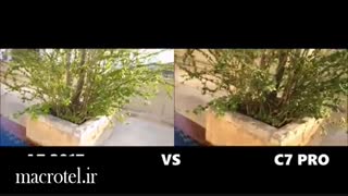 مقایسه دوربین Galaxy A7 2017وC7 Proدرmacrotel.ir