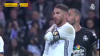 گل های سرخیو راموس در لالیگا فصل 2016/2017