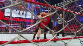 مسابقه کشتی کج استیل کیج مچ براک لزنر در مقابل تریپل اچ در پی پر ویوی اکستریم رولز 2013 با کیفیت HD