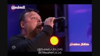 امریکن گات تلنت:یه راننده تاکسی که 53 سال داره و به پیشنهاد یکی از مسافراش در برنامه شرکت کرده تا موسیقی سنتی اجرا کنه