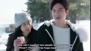 *~دقایق پایانی سریال افسانه ی دریای آبی لی مین هو*~