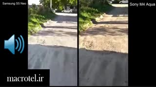 مقایسه دوربین Galaxy S5 NeoوSony M4 Aquaدرmacrotel.ir
