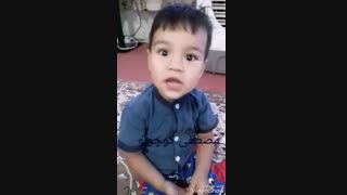 سلام علیکم گفتن مصطفی کوچولوخعلی بامزس حتما ببینید