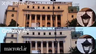 مقایسه دوربین Galaxy A8وXperia C5 Ultraدرmacrotel.ir