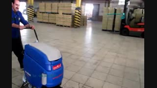 شستشوی سریع و آسان سطوح آلوده با اسکرابر