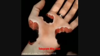 طراحی سه بعدی روی دست این یکی دیگه خعلی خعلی باحالهههههه