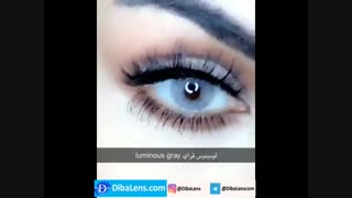 لنز رنگی لومینوس  گری 2| DibaLens.com- Luminous Gray