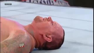 مسابقه کشتی کج آندرتیکر در مقابل تریپل اچ درقفس هل این سل در پی پر ویوی رسلمنیا 28