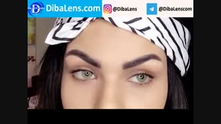 لنز رنگی لومینوس   گرین| DibaLens.com- Luminous Green