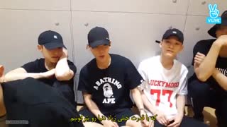 برنامه v live وی لایو از اکسو برای آلبوم 2017 با زیر نویس فارسی