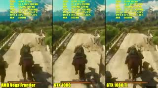 مقایسه عملکرد کارت گرافیک های Radeon Vega Frontier Edition و GTX 1080 و GTX 1080TI در اجرای بازی The Witcher 3