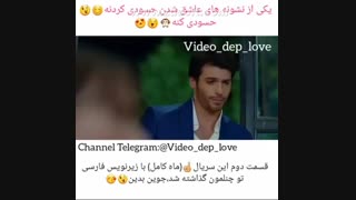 یکی از نشونه های عاشق شدن حسادته