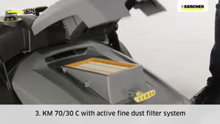 سوییپر صنعتی کارچر آلمان و جاروب صنعتی دستی | کارن تجارت