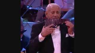 اجرای زنده قطعه The Lonely Shepherd "چوپان تنها" از James last و George Zamfi با همراهی کنسرت andreu riu