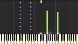 (Beauty and the Beast - Teaser Trailer Music - Piano (Synthesia