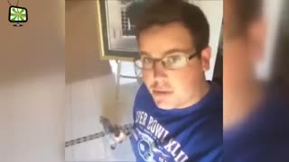 دوربین مخفی شوخی ترساندن مردم (کلیپ رحمان)