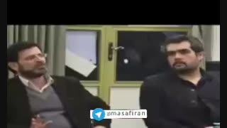 وا کنش با مزه امام خامنه ای به خواندن شعر ناجور در بیت رهبری !