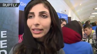 تیم رباتیک افغانستان شامل 6 دختر بالاخره ویزای ورود به آمریکا را گرفت