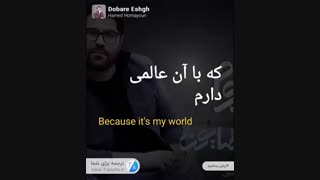 ترجمه آهنگ دوباره عشق حامد همایون به انگلیسی