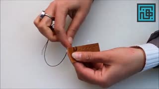 آموزش دوخت رومی چرم دوزی