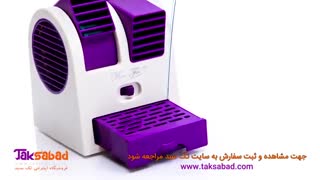 مینی کولر آبی رومیزی قابل شارژ با باتری و USB قابل حمل یک کولر کوچک اما قدرتمند با گارانتی