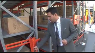 ویدیو کلیپ قفسه انبار سبک و نیمه سنگین ریلی هوشمند در شرکت رادان صنعت شرق