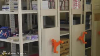 ویدیو کلیپ  پروژه های قفسه های بایگانی ریلی شرکت کارسیس