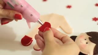 آموزش دوخت عروسک نمدی سرآشپز