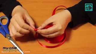 آموزش روبان دوزی گل رز آفتاب