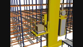 ویدیو کلیپ قفسه انبار پالت اتوماتیک در شرکت دژپاد