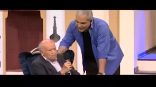 پیرمرد 80 ساله ای که در برنامه دورهمی مهران مدیری را سر کار گذاشت