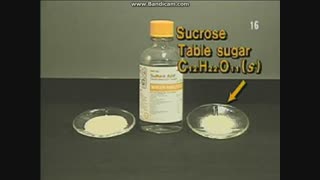 واکنش گرماده (شکر , سولفوریک اسید وپتاسیم کلرات)